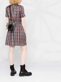 Dsquared2 robe-chemise à carreaux