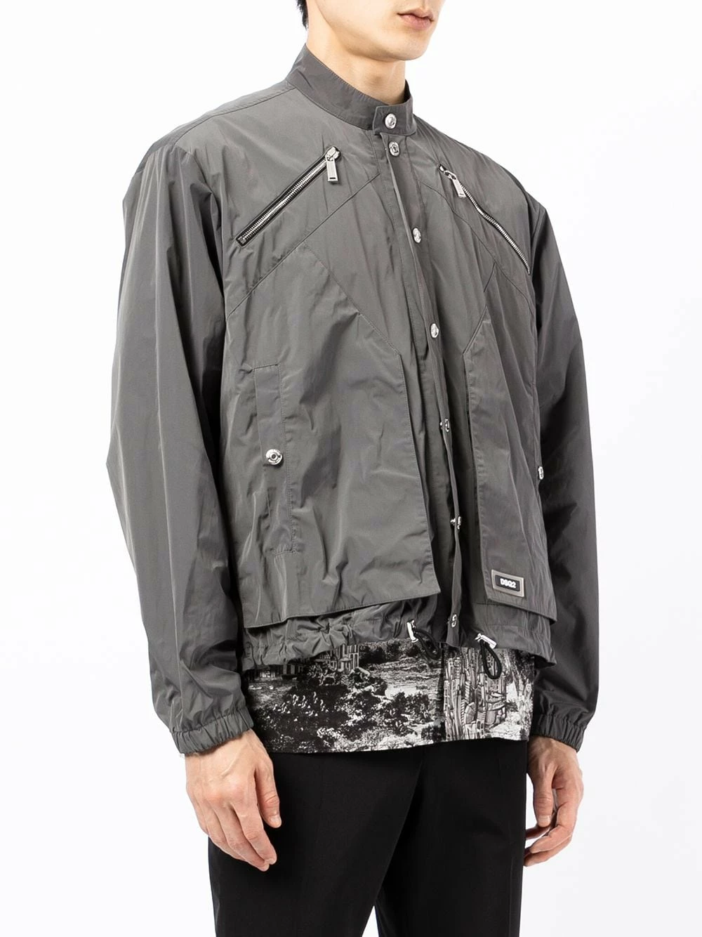 Dsquared2 Prix Raisonnable Veste bomber à boutonnière vestes bomber homme 5 Dsquared2 veste bomber à boutonnière