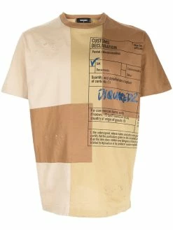 Dsquared2 t-shirt à design à empiècements