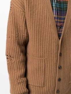 Dsquared2 cardigan à effet usé