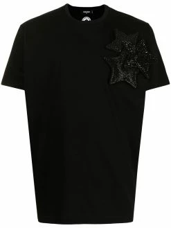 Dsquared2 t-shirt à ornements en cristal