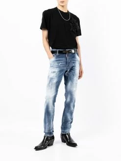 Dsquared2 t-shirt à ornements en cristal