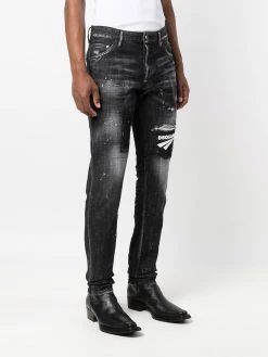 Dsquared2 jean à patch logo