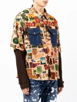 Dsquared2 chemise à imprimé graphique