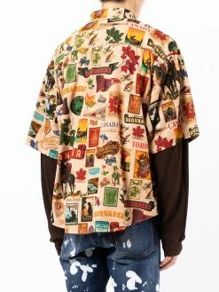 Dsquared2 chemise à imprimé graphique