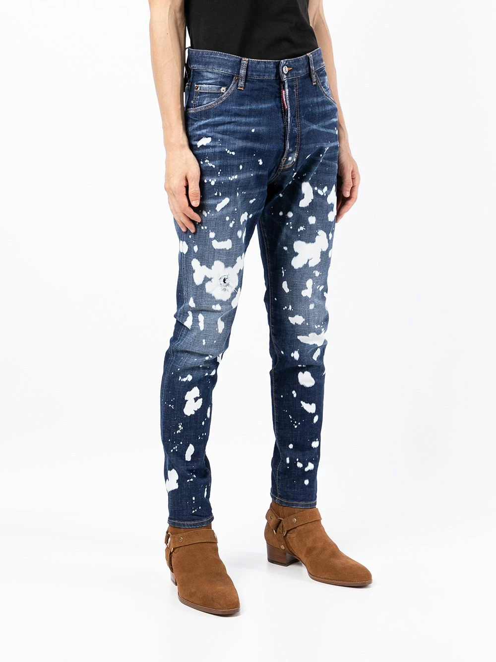 Faible Prix Dsquared2 Jean skinny à effet délavé jeans skinny homme 5 Dsquared2 jean skinny à effet délavé