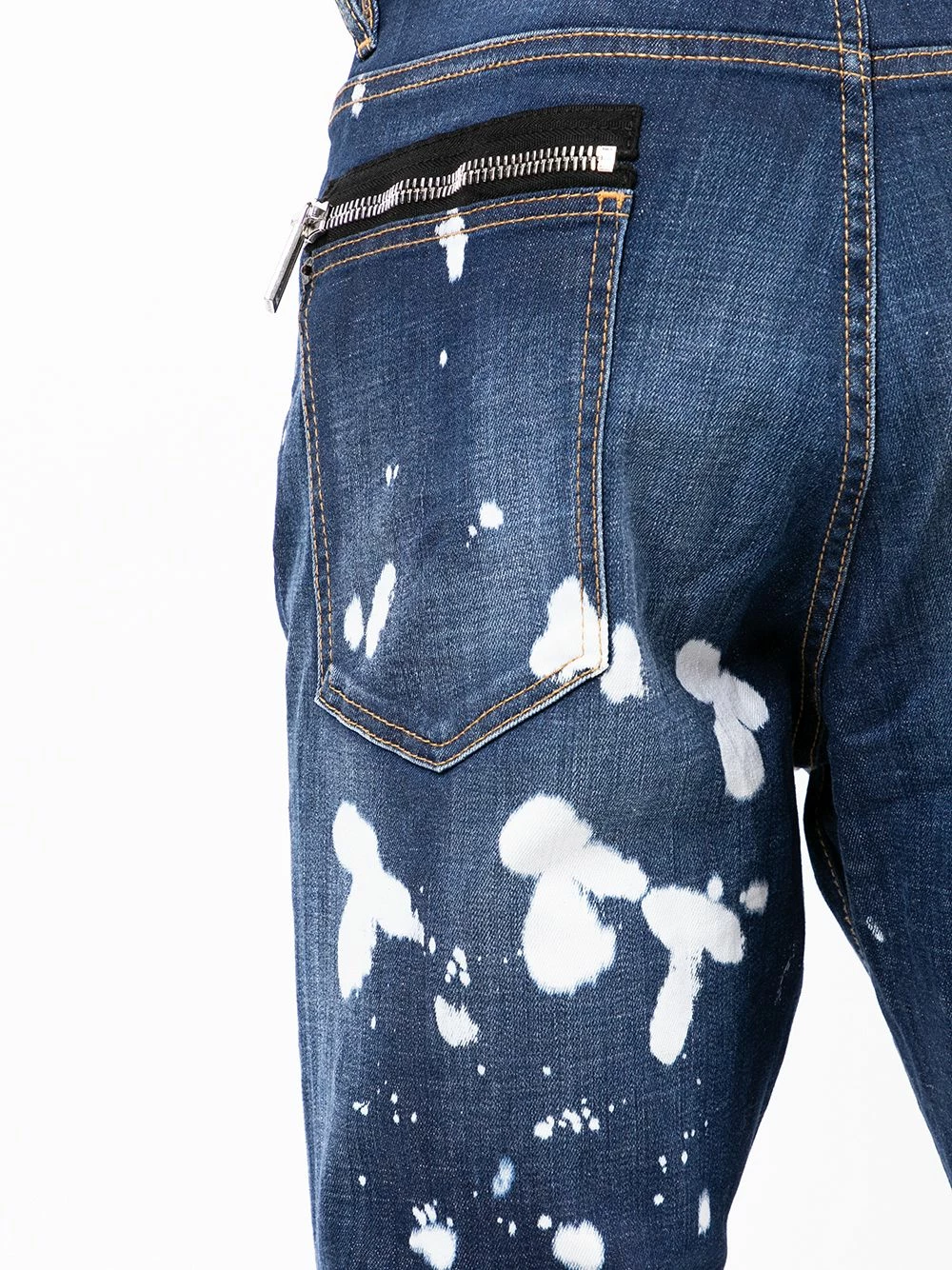 Faible Prix Dsquared2 Jean skinny à effet délavé jeans skinny homme 7 Dsquared2 jean skinny à effet délavé