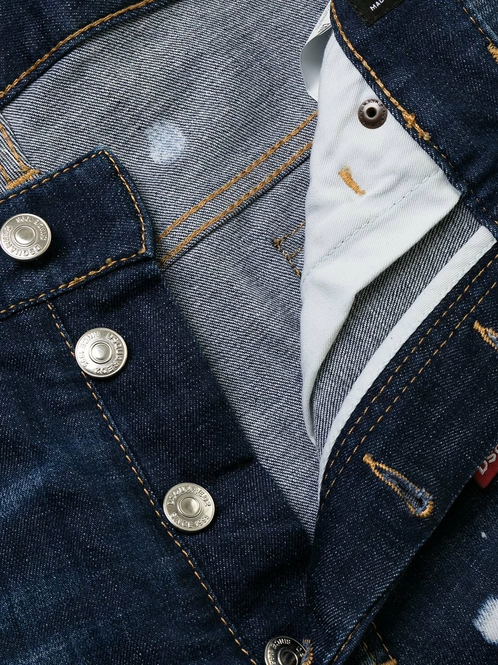 Faible Prix Dsquared2 Jean skinny à effet délavé jeans skinny homme 9 Dsquared2 jean skinny à effet délavé