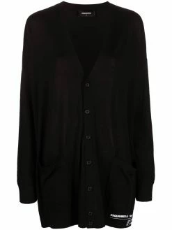 Dsquared2 cardigan à détail de logo