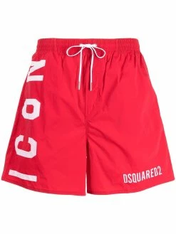 Dsquared2 short de bain à logo imprimé