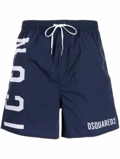 Dsquared2 short de bain à logo imprimé