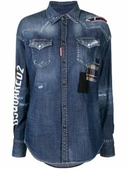 Dsquared2 chemise en jean à logo