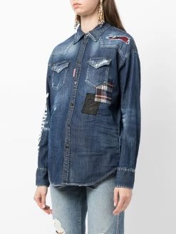 Dsquared2 chemise en jean à logo