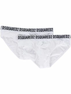 Dsquared2 lot de deux boxers à taille à logo