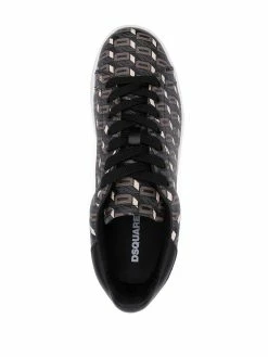 Dsquared2 baskets à logo imprimé