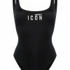 Dsquared2 maillot de bain à slogan imprimé
