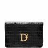 Dsquared2 pochette à effet peau de crocodile