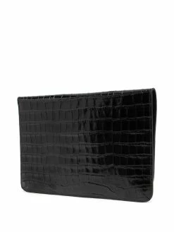 Dsquared2 pochette à effet peau de crocodile