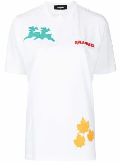 Dsquared2 t-shirt à détails de patchs