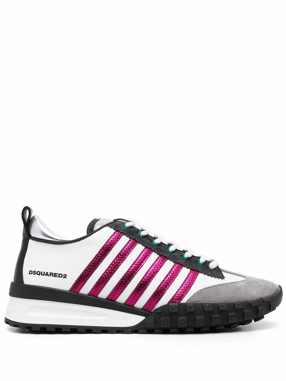 En Remise Dsquared2 Baskets à détails rayés femme 3 Dsquared2 baskets à détails rayés