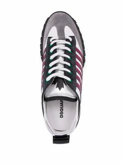 En Remise Dsquared2 Baskets à détails rayés femme 9 Dsquared2 baskets à détails rayés