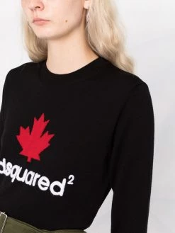 Dsquared2 pull en maille à logo imprimé