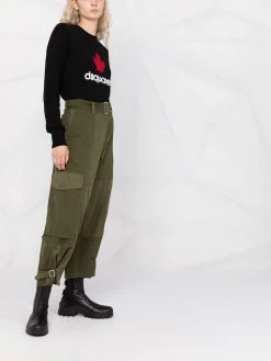 Dsquared2 pull en maille à logo imprimé