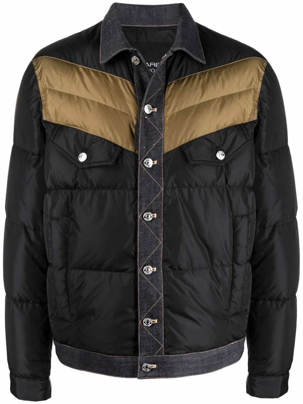 Prix Compétitif Dsquared2 Doudoune à finitions en jean doudounes homme 3 Dsquared2 doudoune à finitions en jean