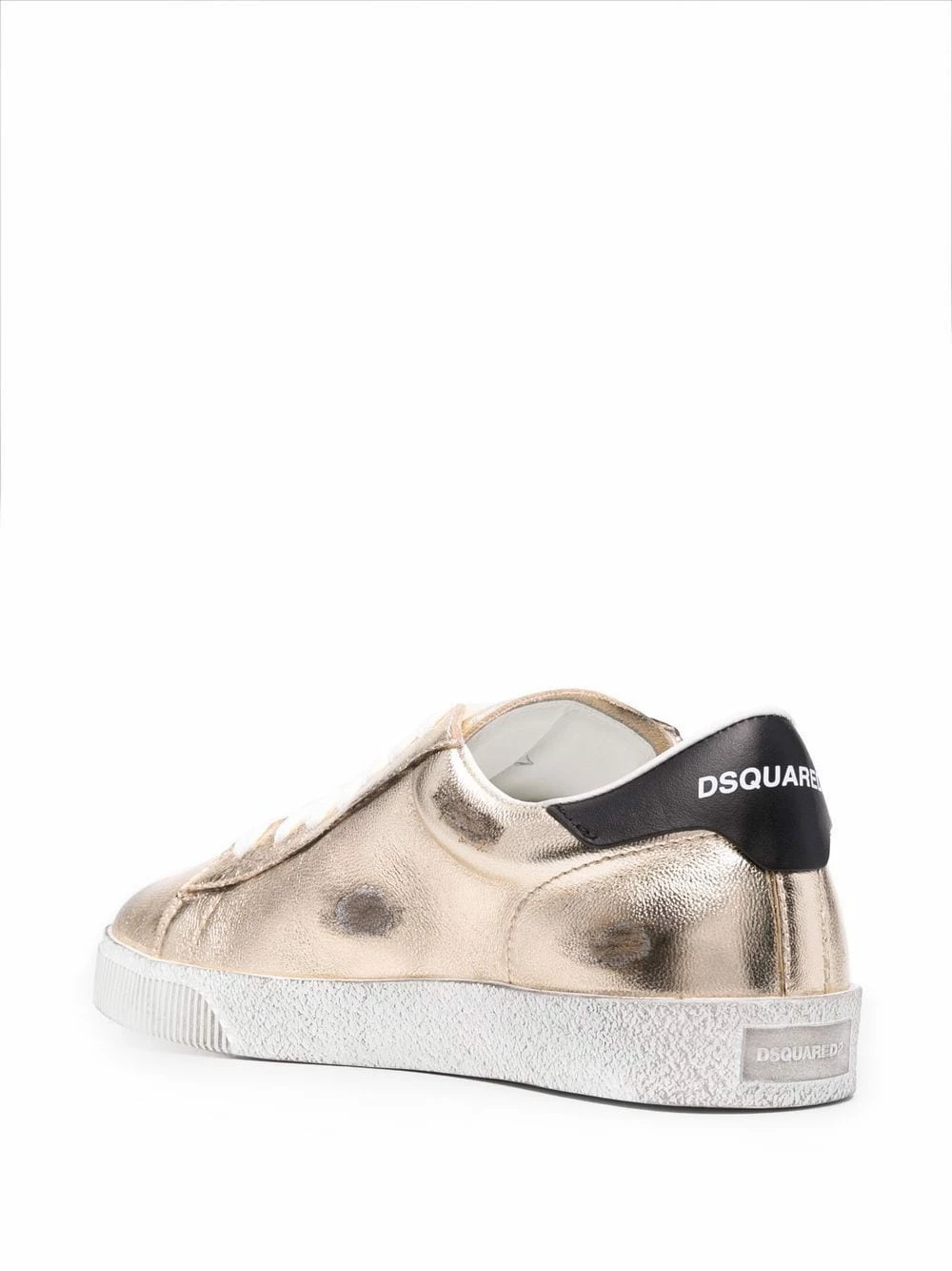 Dsquared2 Baskets à effet métallisé Discount En Ligne femme 5 Dsquared2 baskets à effet métallisé
