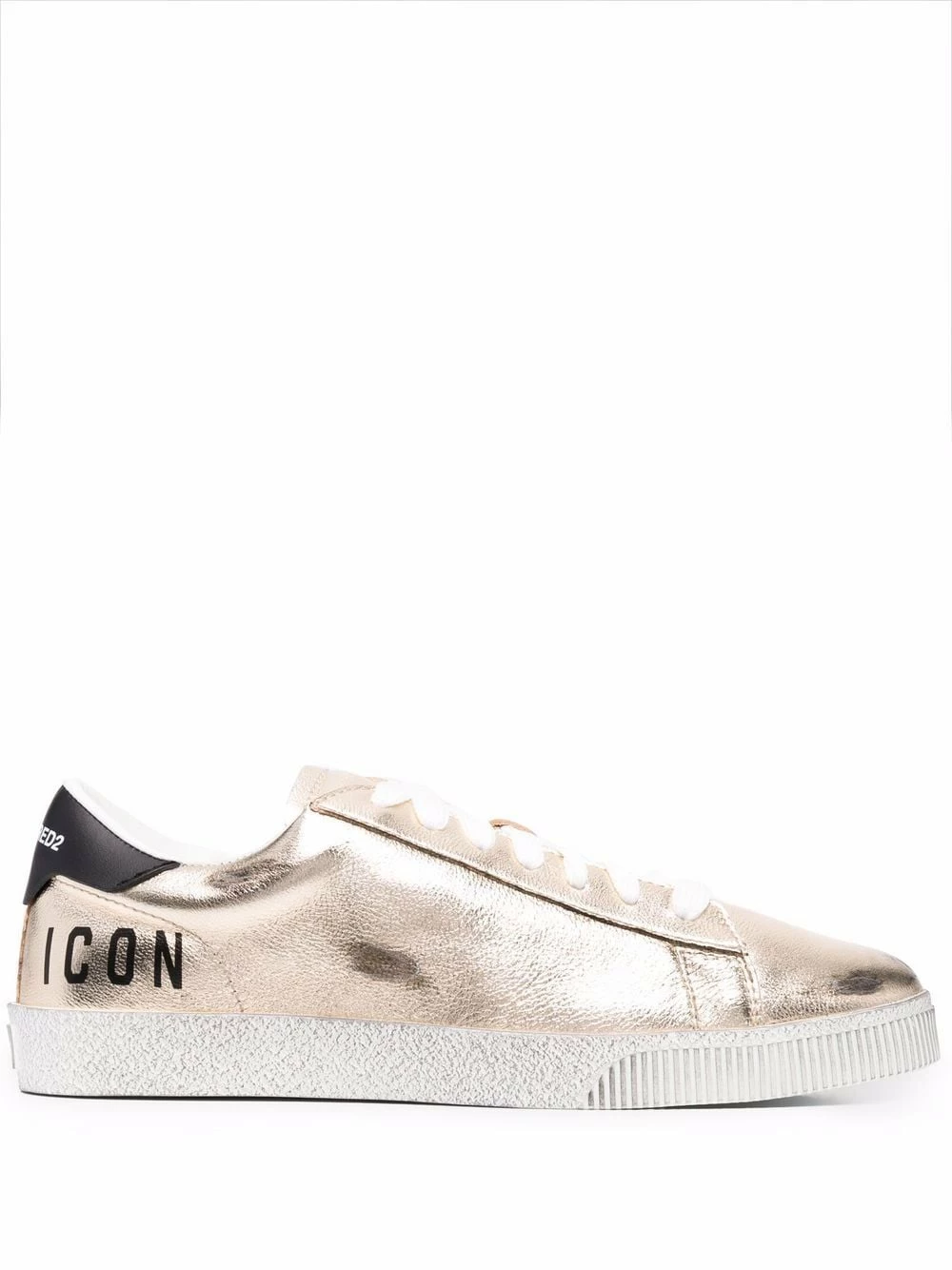 Dsquared2 Baskets à effet métallisé Discount En Ligne femme 3 Dsquared2 baskets à effet métallisé