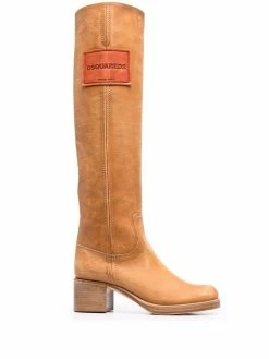 Dsquared2 bottes à patch logo