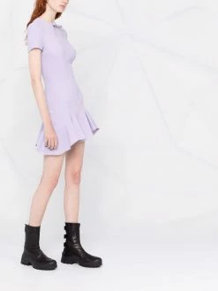 Dsquared2 robe à bord volanté