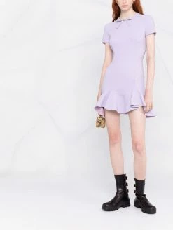 Dsquared2 robe à bord volanté