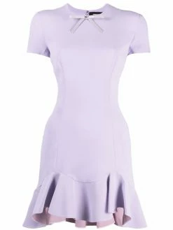 Dsquared2 robe à bord volanté