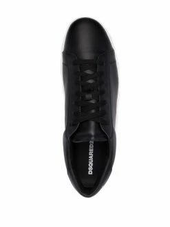 Dsquared2 baskets en cuir à logo imprimé