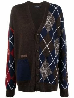 Dsquared2 cardigan à design patchwork