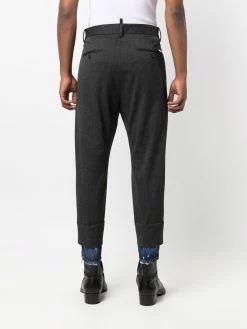 Dsquared2 pantalon de costume à bordure en jean
