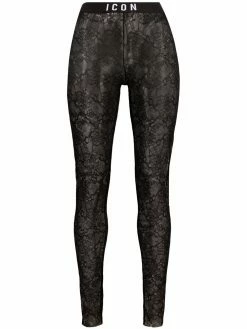 Dsquared2 legging à taille à logo Icon