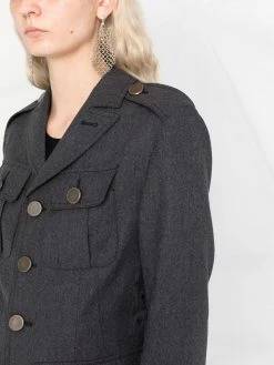 Dsquared2 veste militaire à simple boutonnage