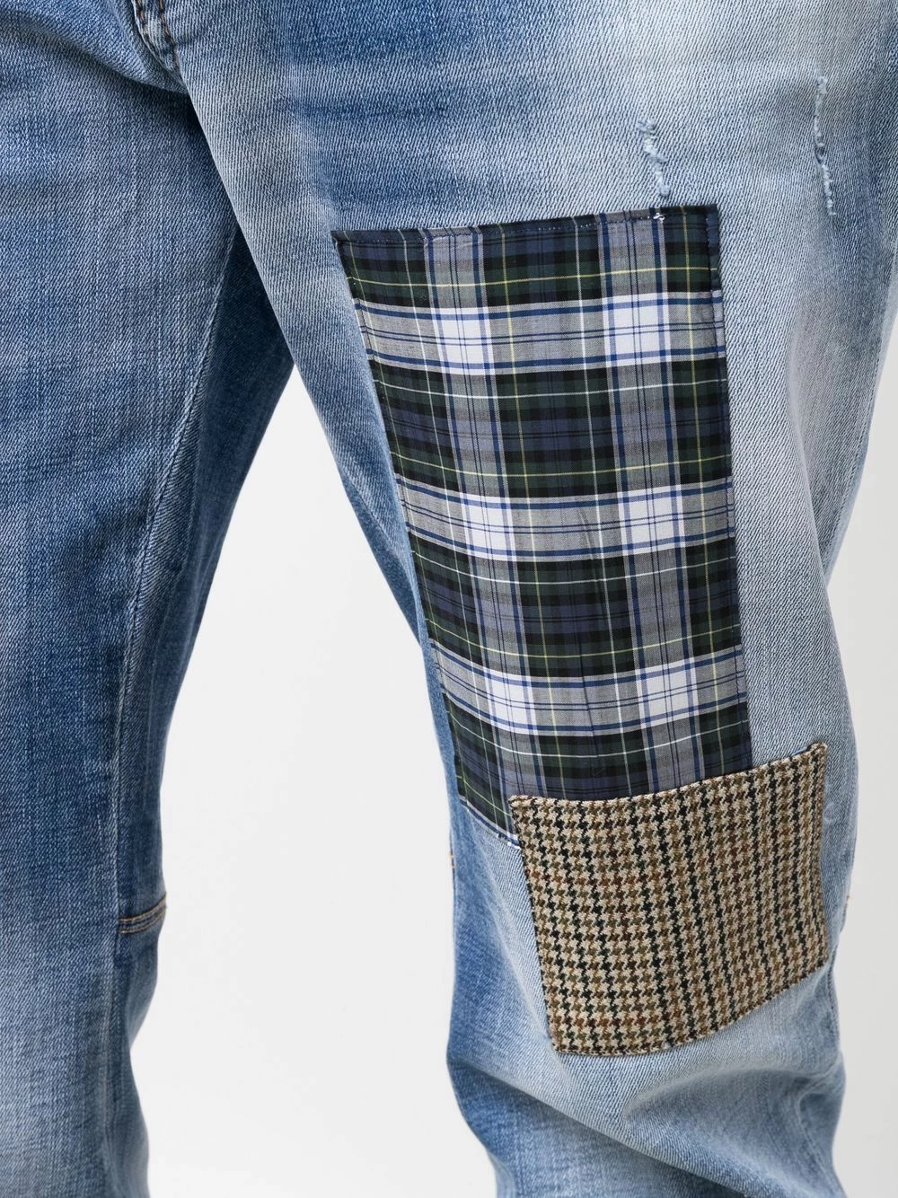 Dsquared2 Prix Malin Jean court à design patchwork jeans regular & jeans droits homme 7 Dsquared2 jean court à design patchwork