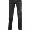 Dsquared2 jean droit à taille basse