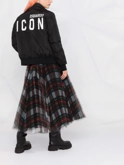 Dsquared2 doudoune à logo imprimé