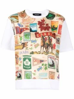Dsquared2 t-shirt à motif Canada