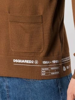 Dsquared2 cardigan à logo imprimé