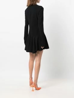 Dsquared2 robe asymétrique à manches longues