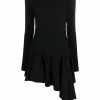 Dsquared2 robe asymétrique à manches longues