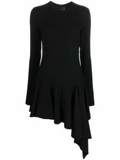 Dsquared2 robe asymétrique à manches longues