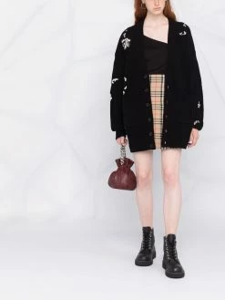 Dsquared2 Prix Raisonnable Cardigan à ornements en cristal cardigans femme 9 Dsquared2 cardigan à ornements en cristal