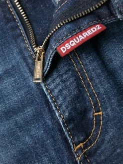 Dsquared2 jean court à taille haute