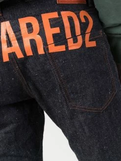 Dsquared2 jean fuselé à logo imprimé